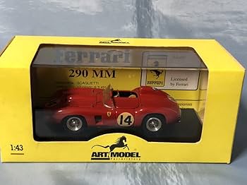 [未開封] ART MODEL 1/43 フェラーリ 290 M M 1957 Amazon | ARTモデル製 フェラーリ 290 MM No14 赤 1957年 1/43